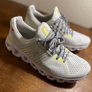 On Cloudswift 2.0 white/lime light womens size 10.5